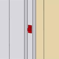Clip de portillon à pince en composite blanc - Gedimat - AFBAT