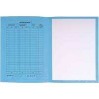 Pack 25 chemises Avocats Imprimées Procédure 25x32 cm 265g Bleu - EXACOMPTA