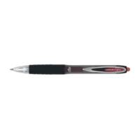 Roller encre gel Signo UMN207 rétractable grip pointe moyenne 0,7mm rouge - Uni-Ball