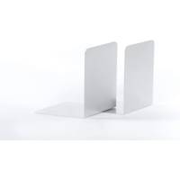 Lot de 2 Serre-livres en aluminium 10 x 10 x 13 cm Aluminium - MAUL