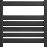 Sèche-serviettes électrique fluide KELUD SLIM anthracite - Gedimat - SAUTER