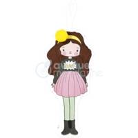 Kit Créatif Enfant - Poupée en coton Imprimé à Peindre Jaune