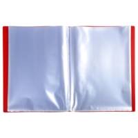 Protège-documents A4 Polypro 80 pochettes 160 vues Rouge - EXACOMPTA