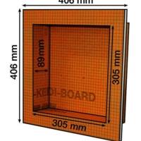 Niche murale étanche Schlüter-KERDI-BOARD-N NISCHE - Gedimat - SCHLUTER SYSTEMS