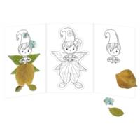 Carnet de coloriage Graffy nature trio - 12 Marionnettes à Doigts x 3 modèles