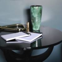 Bloc agrafé Rhodia N°16 14,8x21 cm 80 feuillets ligné avec marge 80g - Noir