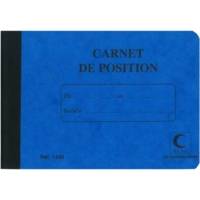 Carnet de Position de Compte 114 x 156 mm 80 Pages Coloris Aléatoire