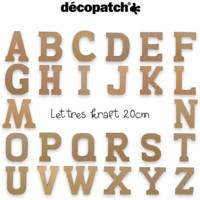 Chiffre 3 kraft 20cm en Kraft à Décorer - DÉCOPATCH
