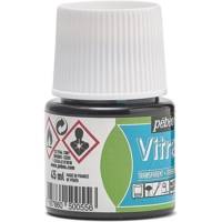 Flacon 45 ml Peinture Vitrail BLEU CYAN - PÉBÉO