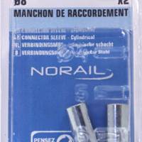 Manchon de raccordement acier zingué 8 x 30 mm - Gedimat - NORAIL