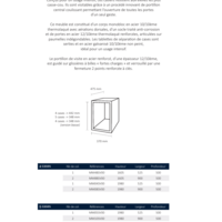 Bloc 8 Casiers Scolaires Visitables – Version Basse
