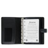 Agenda organiseur "Finsbury" format Pocket semaine sur 2 pages Noir - FILOFAX