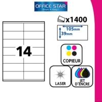 OS43431 - Boite de 1400 étiquettes multi-usages 105x39 mm