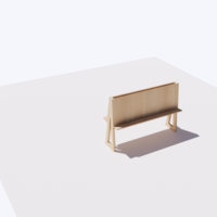 Porte-revue double face L600