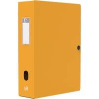 Lot de 8 Boîtes de classement MEMPHIS 24x32cm Dos 8cm PP Couleurs assortis