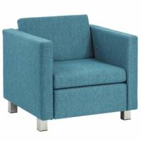 Fauteuil TENOR 1 place tissu Bondai coloris - Mobilier - Collectivité