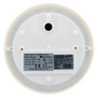 Hublot rond avec grille blanc - 100W - Gedimat