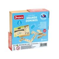 Jeu de grands dominos en bois - Coffret en bois - JEUJURA