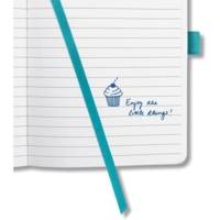 Carnet de Notes "Jolie Flair" A6 Ligné 80g 87 feuilles Turquoise