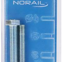 Boulon 6 pans tête hexagonale acier zingué - Gedimat - NORAIL