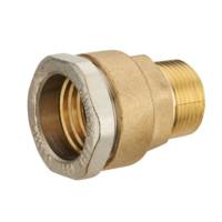 Raccord laiton droit mâle ø20 x 27 mm - Gedimat - NOYON ET THIEBAULT
