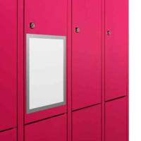 Lot de 5 Cadres d'affichages DURAFRAM Magnétiques A4 Rouge - DURABLE