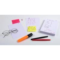 Étui de 100 fiches - bristol blanc quadrillé 5x5 perforé 125x200mm - Blanc