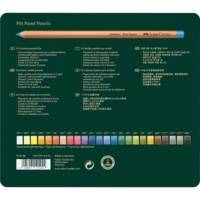 Etui Métal de 24 Crayons de couleur PITT PASTELL Assortis