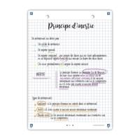 Paquet de 32 Fiches Bristol revision 2.0 Perforées 148x210 mm A5 Q5/5 blanc