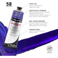 Tube 225ml Peinture à l'huile fine Georgian Bleu permanent - DALER ROWNEY