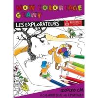 Coloriage géant "Les Explorateurs" 80 x 120 cm