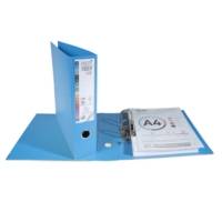 Classeur à levier Prem'Touch dos 80mm A4 bleu clair