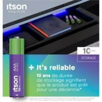 Boîte de 8 piles rechargeables AAA Pro NiMH prêtes à l'emploi, 800 mAh