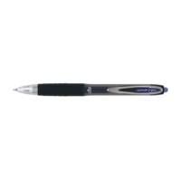Roller encre gel Signo UMN207 rétractable grip pointe moyenne 0,7mm bleu