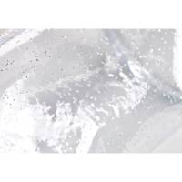 Trousse Rectangulaire à Soufflet 22x4x14 cm TRANSPARENT à PAILLETTE