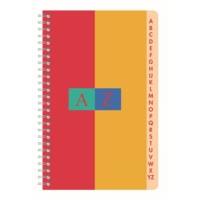 Répertoire reliure integrale 11X17cm 180P 70G coloris aléatoire