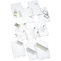 Etui 20 Planches d'impression (540) Badges 30 x 60 mm,