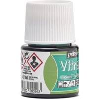 Flacon 45ml Peinture VITRAIL Transparent Bleu Lagon - PÉBÉO