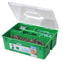 Kit pour terrasse bois résineux GREEN BOX inox A2 - Gedimat - SPAX