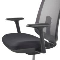 Fauteuil Verus dossier suspension graphite Herman MILLER avec accoudoirs