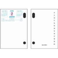 Bloc-pratic éphéméride 120 x 82 mm date à gauche