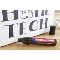 Marqueur Permanent 390 Noir Pointe Biseautée 4-12 mm