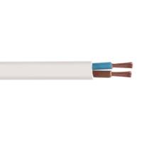 Câble HO3VVH-2F 2x0.75mm² blanc - Gedimat - DEBFLEX