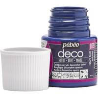 Flacon 45ml peinture acrylique Déco Mat MARINE - PÉBÉO