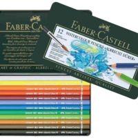 Etui Métal de 12 Crayons Couleur Aquarellables "ALBRECHT DÜRER" Assortis