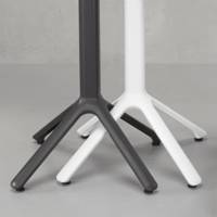 Pied rabattable blanc Nemo - extérieur terrasse - RestooTab