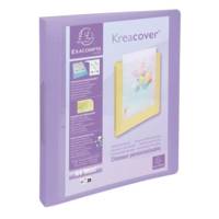 Classeur 2 anneaux 30mm polypropylène Kreacover Pastel - A4 - Couleurs assorties