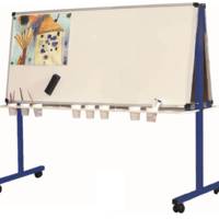 Pupitre maternelle mobile surfaces émaillées