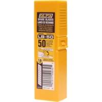 Etui Plastique LB-50 de 50 Lames de Cutter 18 mm