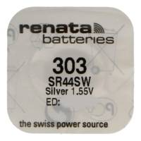 Pile bouton Silver Oxyde 303 / SR44SW  0% Mercure 1,55V